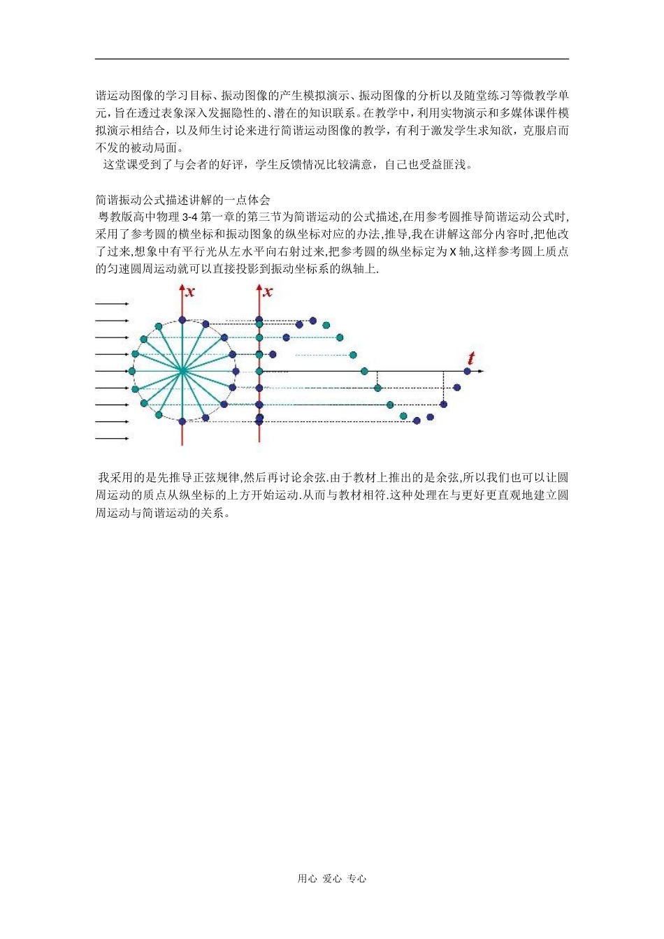 高中物理：1.3《简谐运动的公式描述》素材（粤教版选修3-4）_第2页