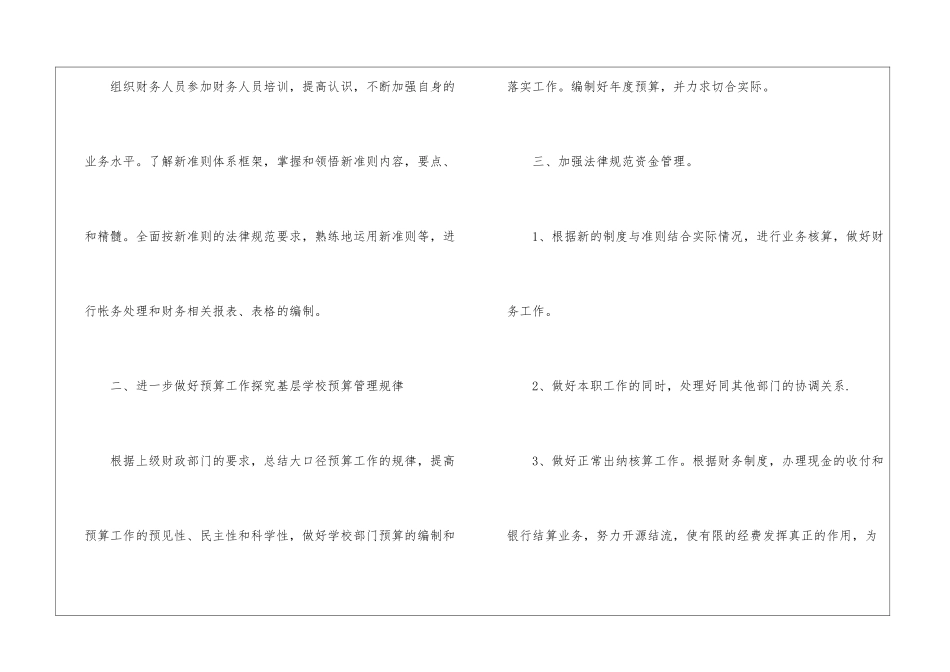 2024年学校出纳人员工作计划_第2页
