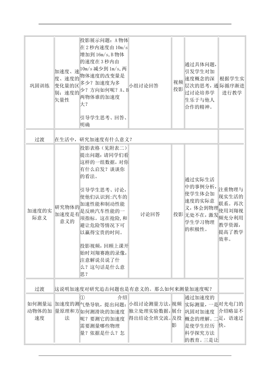 高中物理：1.3怎样描述运动的快慢（二）学案（2）（沪科版必修1）_第3页