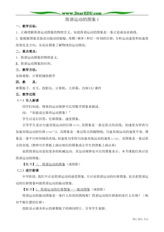 高中物理第二册简谐运动的图象1
