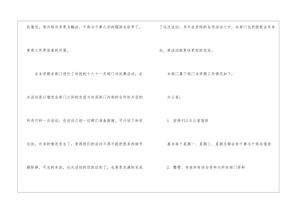 2024年学生社团联合会办公室工作总结_第2页