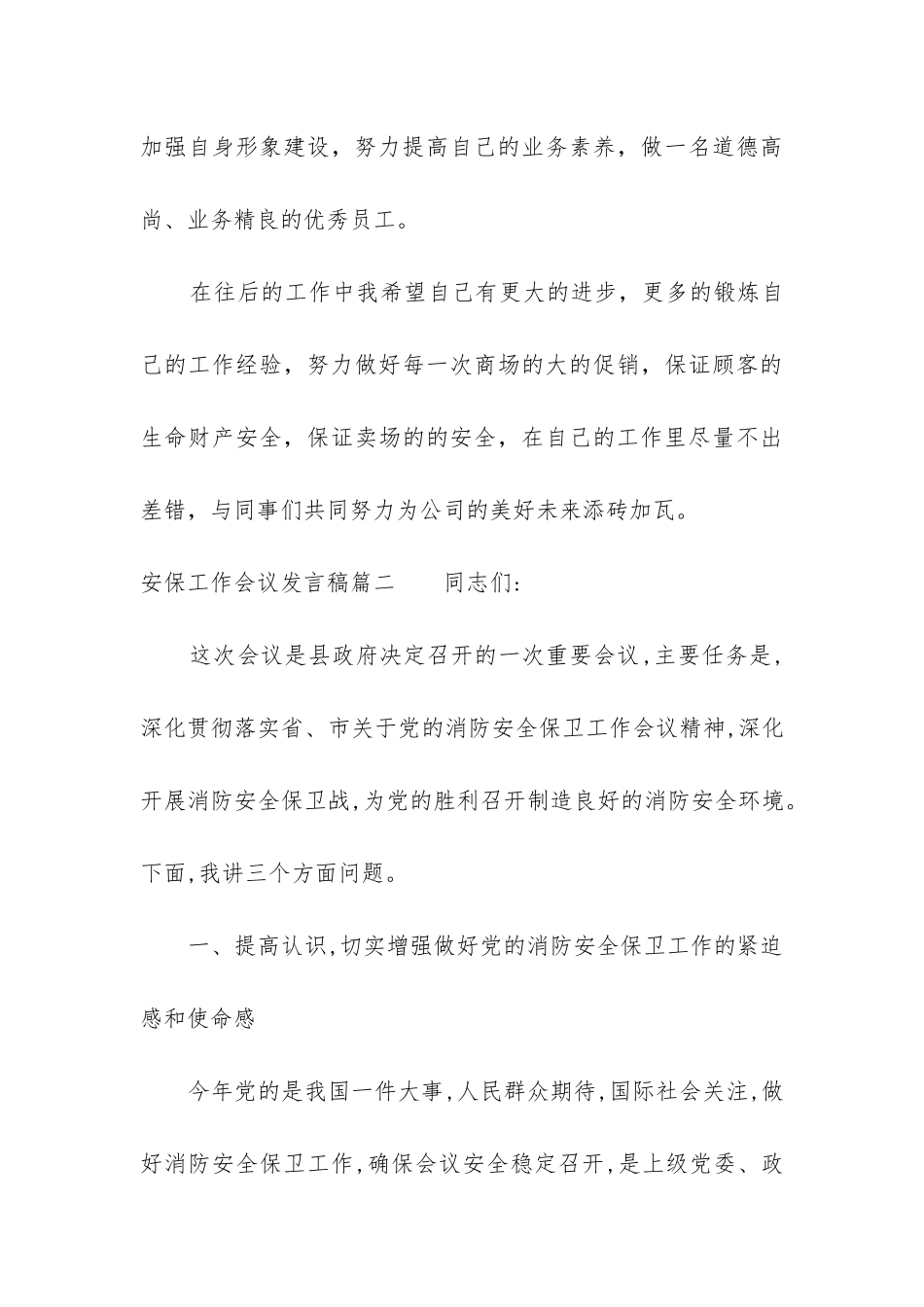 2024年安保工作会议发言稿_第3页