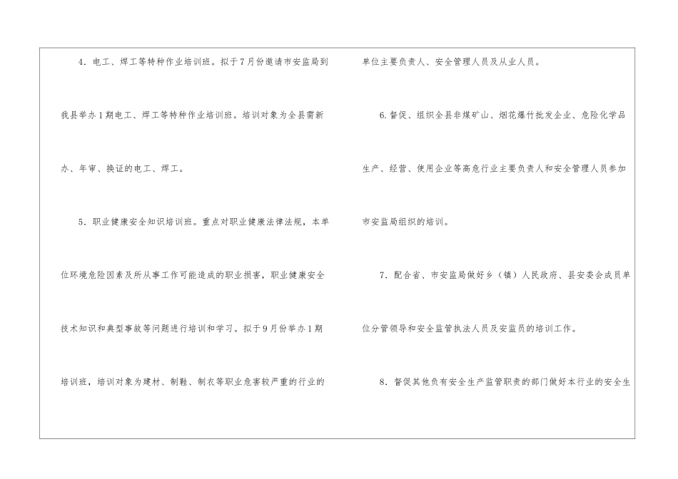 2024年安全生产监管执法工作计划_第3页