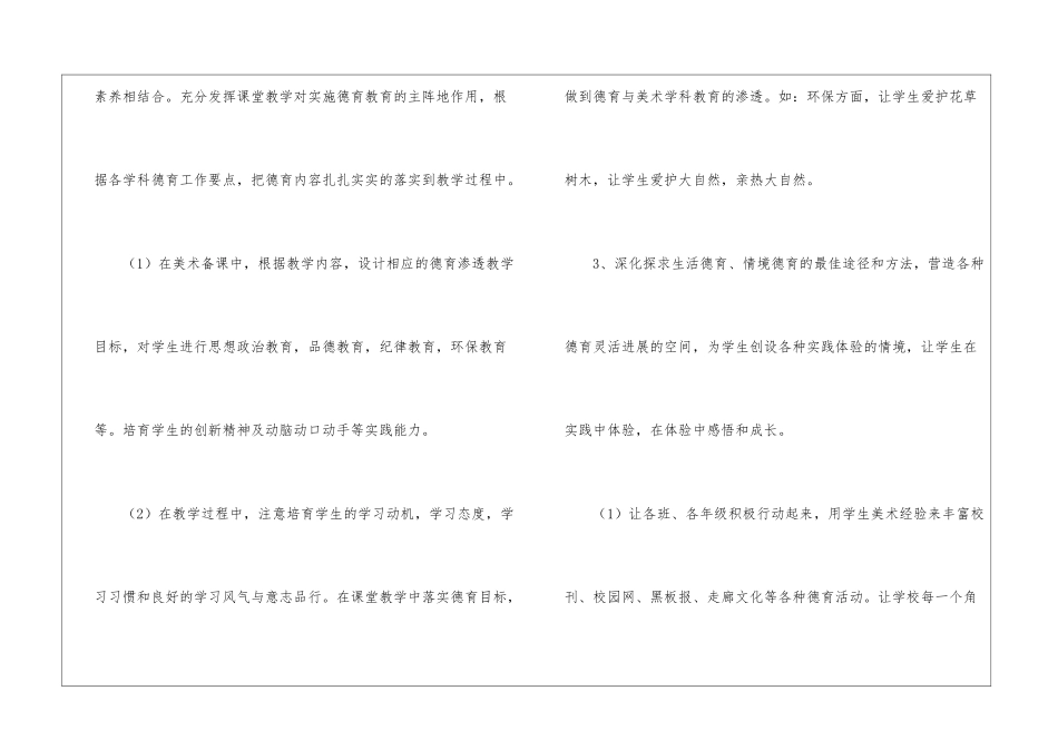 2024年小学班主任班级德育工作计划_第3页