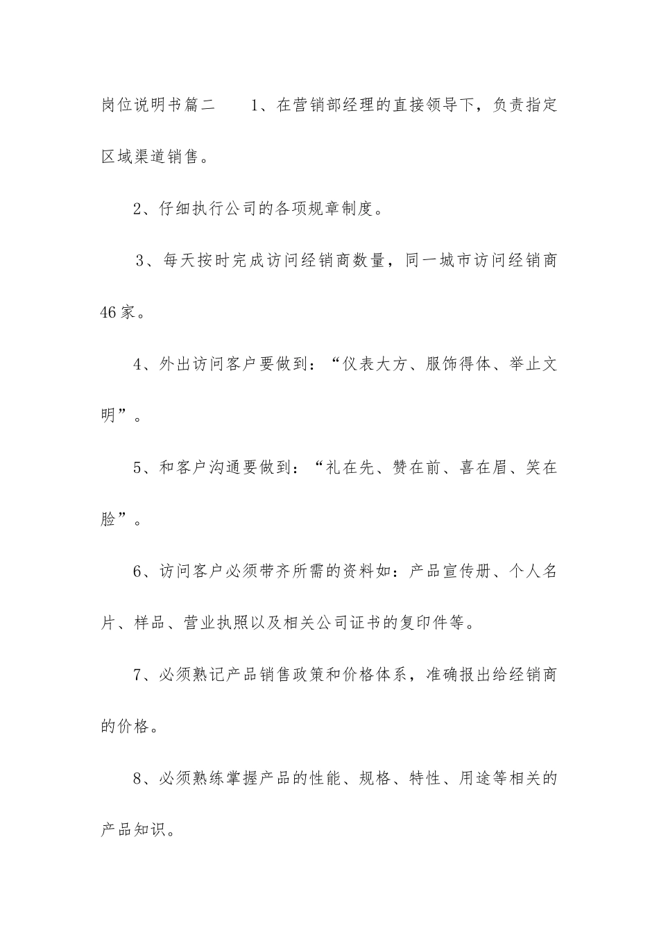 2024年岗位说明书_第3页