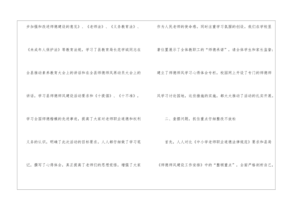 2024年师德师风建设工作总结_第3页
