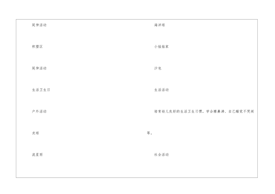 2024年幼儿园小班周计划_第3页
