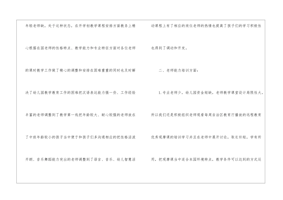 2024年幼儿园的年度工作总结_第2页