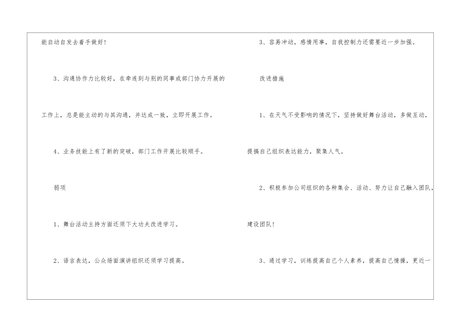 2024年度个人工作总结及计划范例_第2页