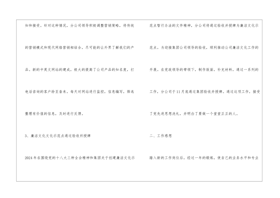 2024年度公司销售个人工作总结报告_第3页