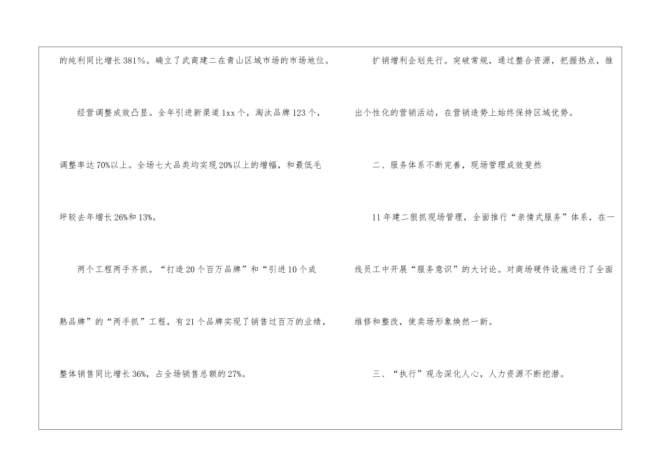 2024年度商场销售工作总结_第2页