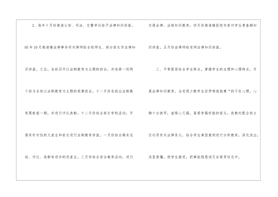 2024年度学校法制的工作总结_第3页
