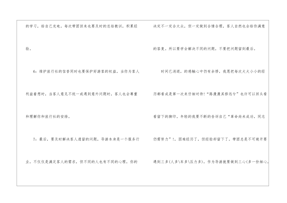 2024年度导游工作总结报告_第3页