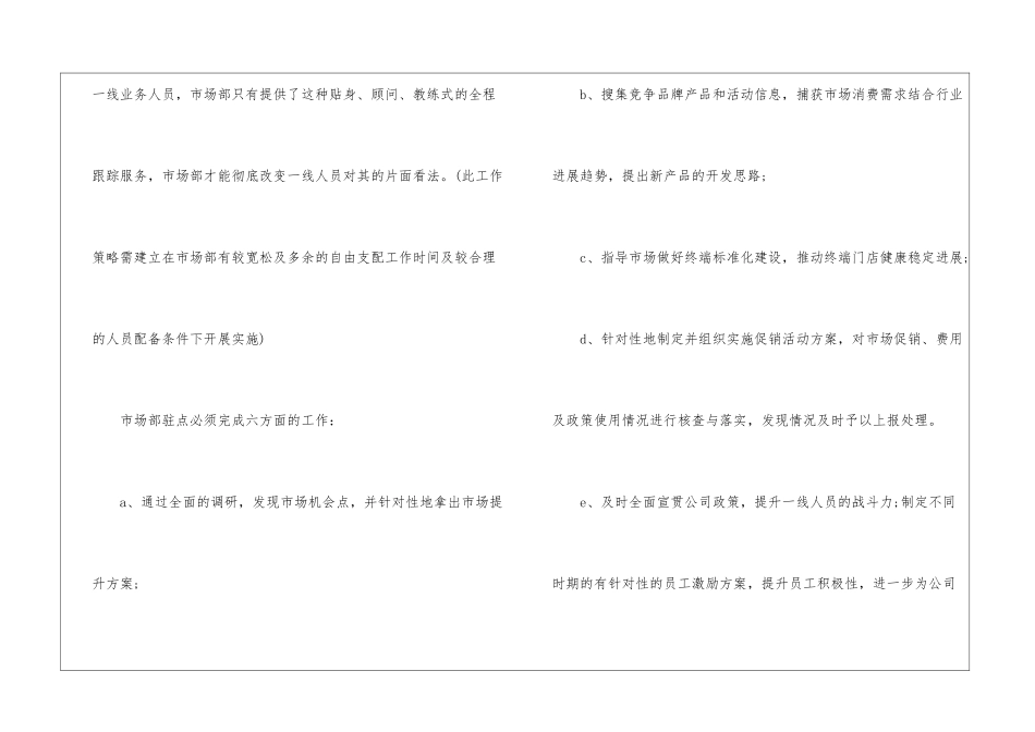 2024年度市场部工作计划_第3页