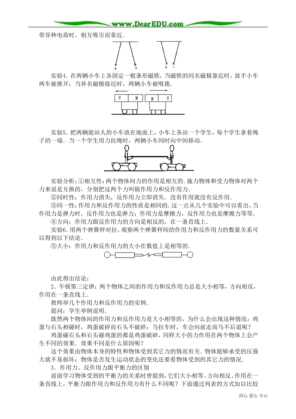 高中物理第一册牛顿第三定律(1)_第2页
