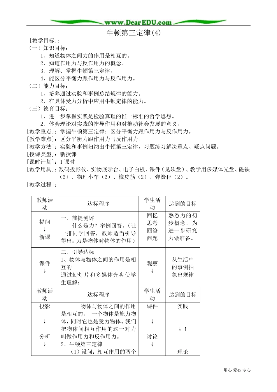 高中物理第一册牛顿第三定律(4)_第1页
