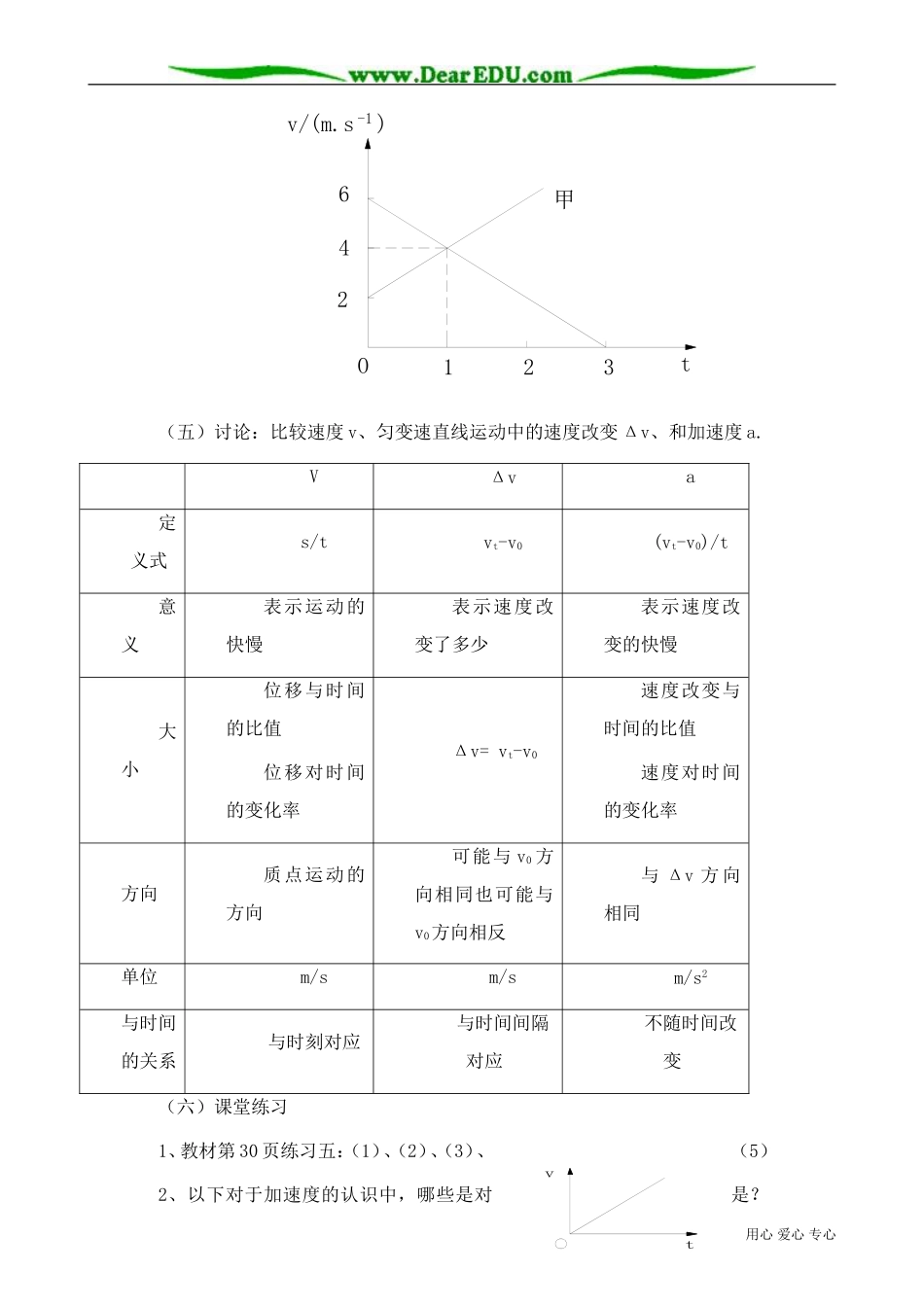 高中物理第一册速度改变快慢的描述  加速度_第3页
