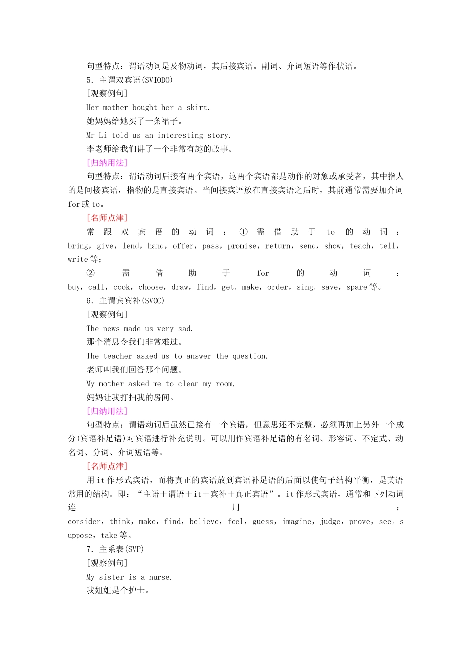 高中英语 Unit 1 A new start突破 语法大冲关学案 外研版必修第一册-外研版高一第一册英语学案_第2页