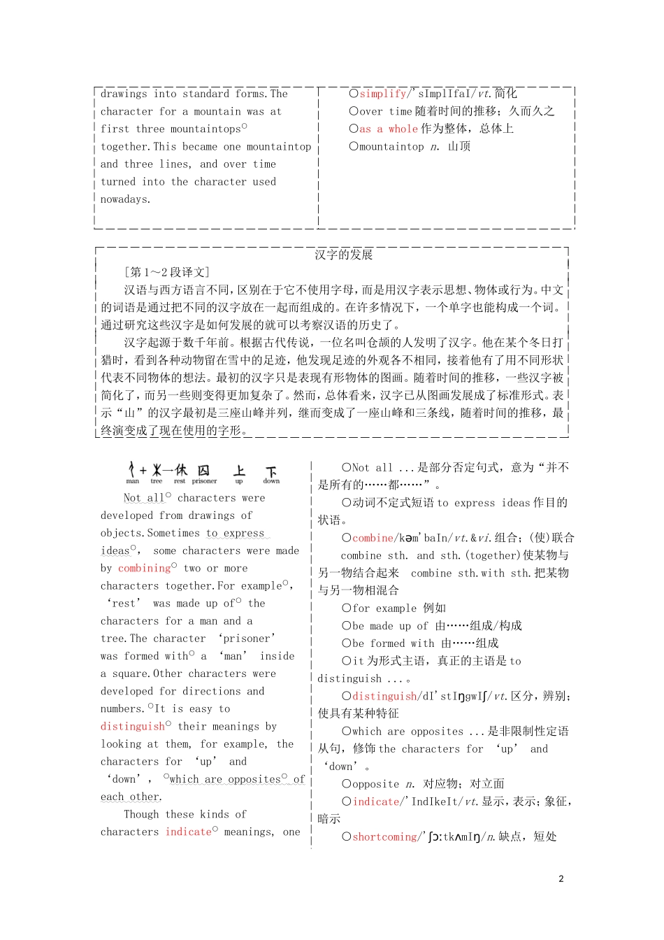 高中英语 Unit 2 Language Section Ⅴ Project教学案 牛津译林版必修3-牛津版高一必修3英语教学案_第2页