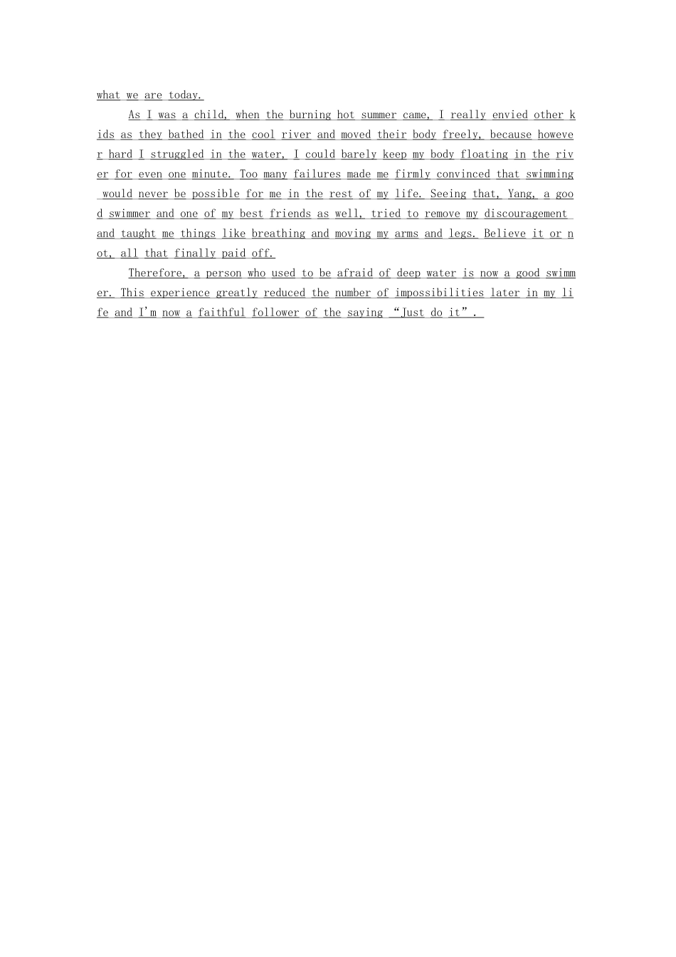 高中英语 Unit 17 Laughter Period Seven Writing——个人趣闻轶事学案 北师大版选修6-北师大版高二选修6英语学案_第3页