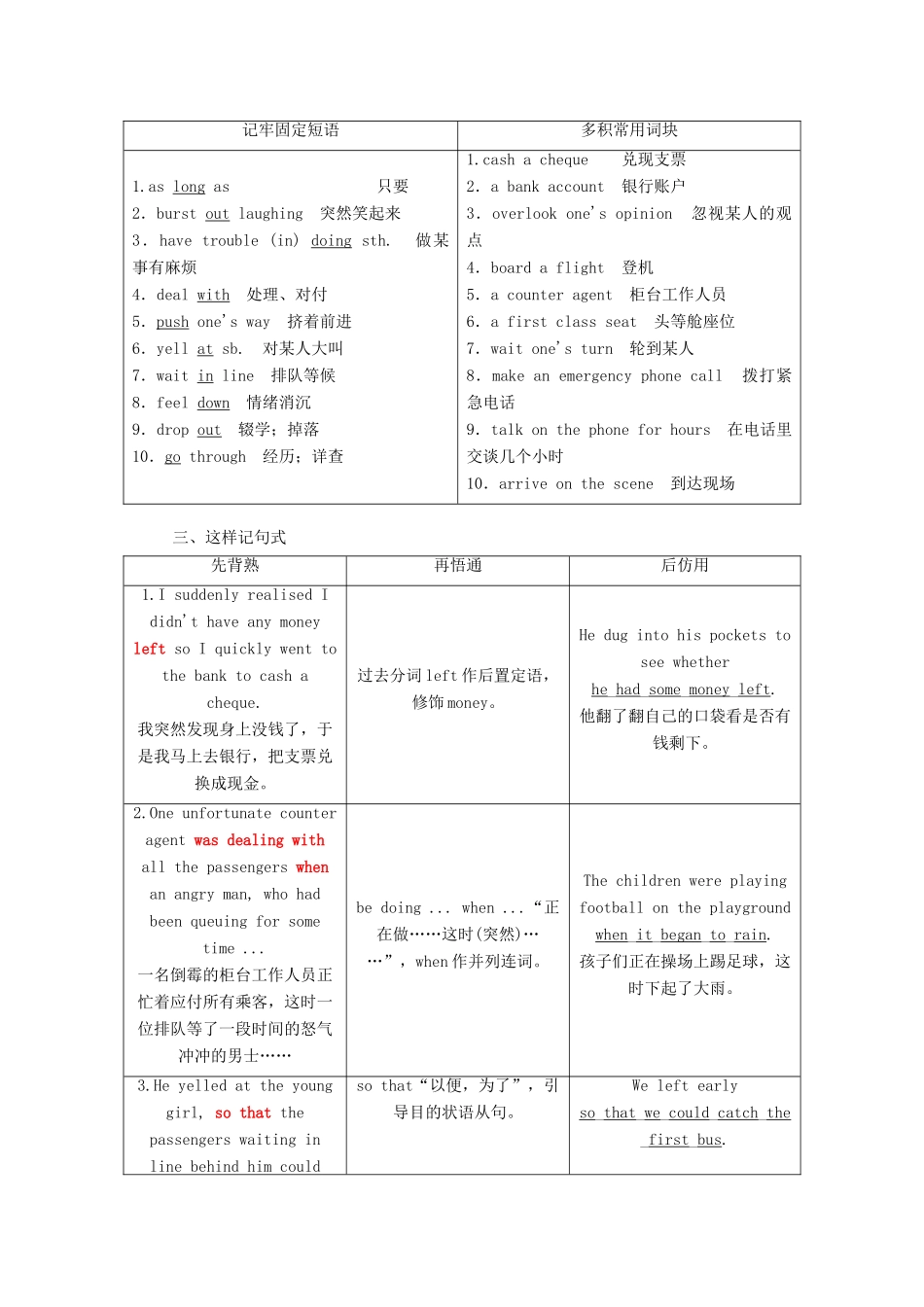 高中英语 Unit 17 Laughter Section Ⅱ Warm-up  Lesson 1-Language Points学案（含解析）北师大版选修6-北师大版高二选修6英语学案_第2页