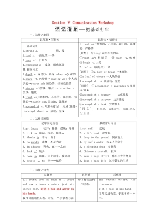 高中英语 Unit 17 Laughter Section Ⅴ Communication Workshop学案（含解析）北师大版选修6-北师大版高二选修6英语学案