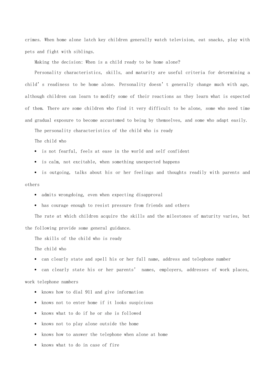 高中英语 Unit 2《Growing pains》Welcome to the unit文字素材4 牛津译林必修1_第2页