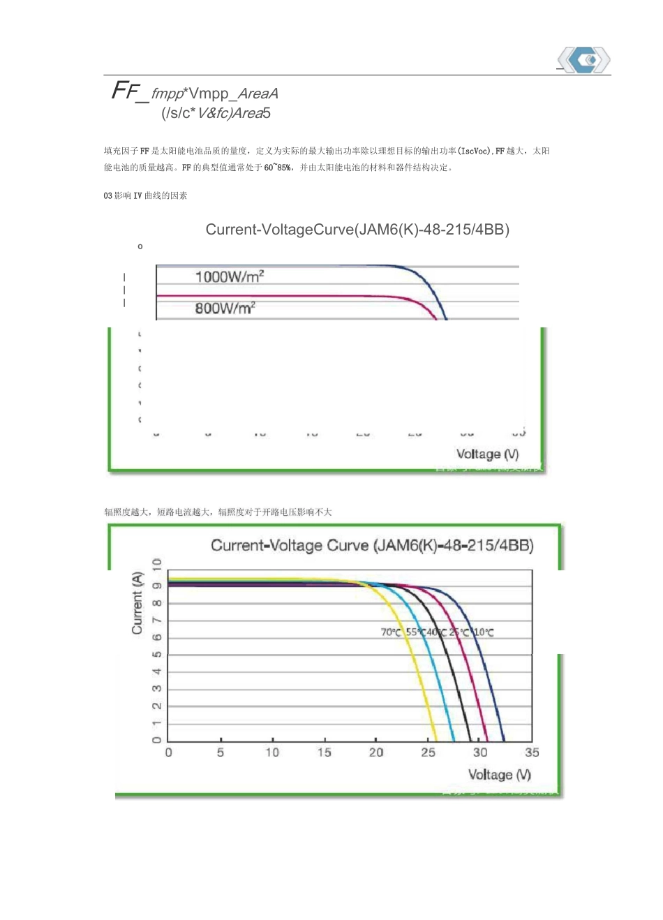 电池组件IV测试曲线的目的与评估_第3页