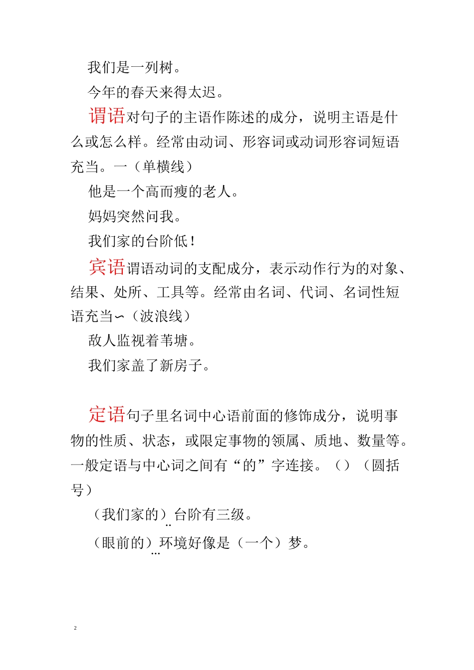 句子成分和句子的主干_第2页