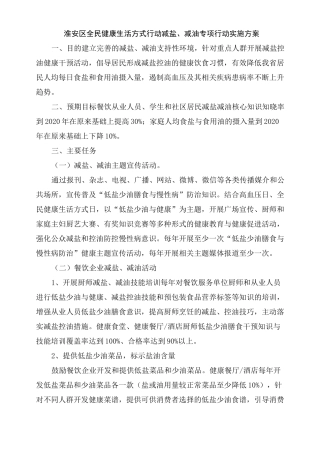 减糖减盐减油材料