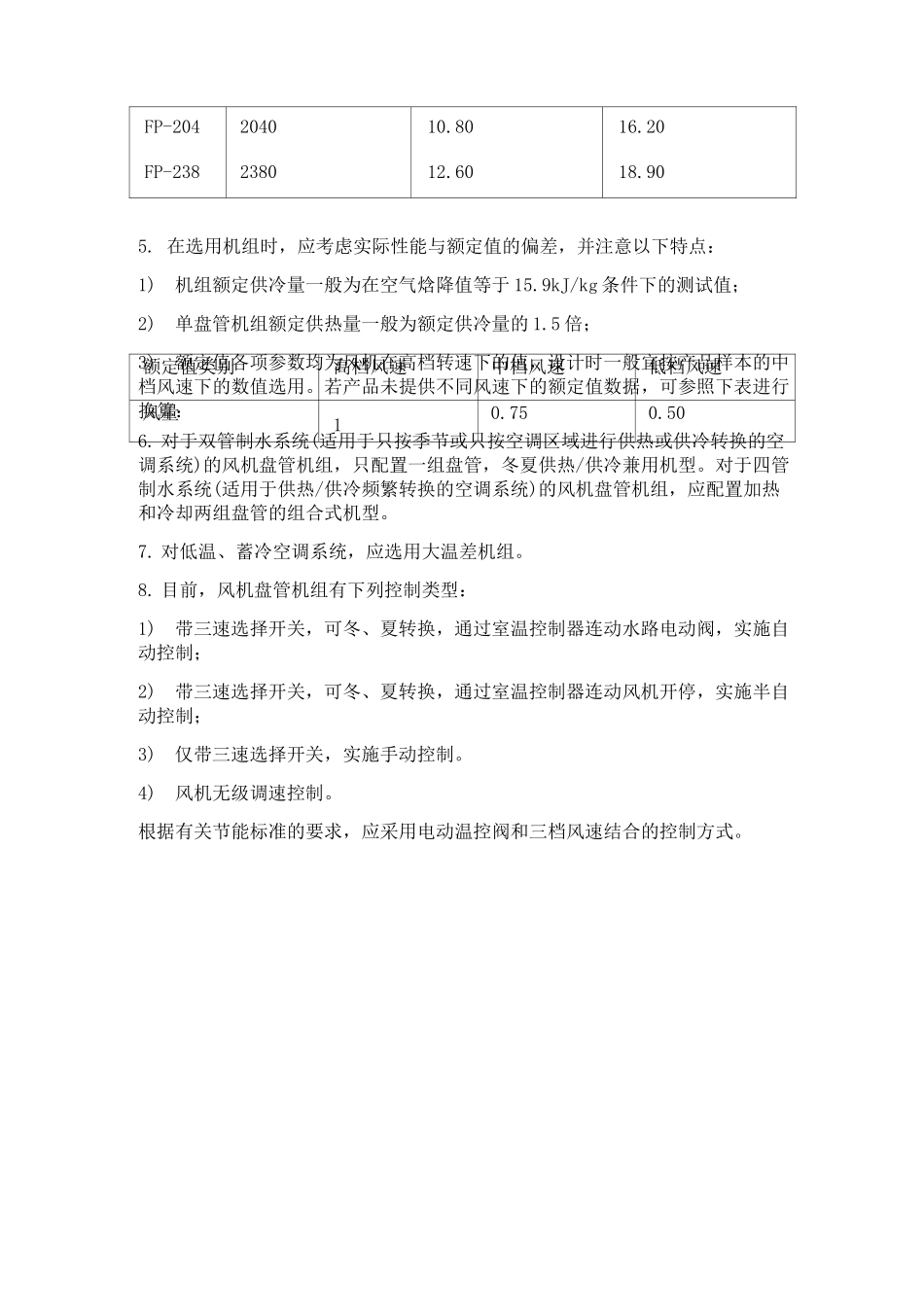 风机盘管的选型与安装施工_第2页