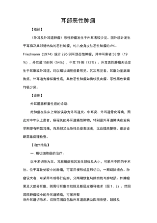 耳部恶性肿瘤