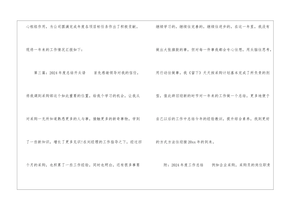 2024年度总结开头语_第2页