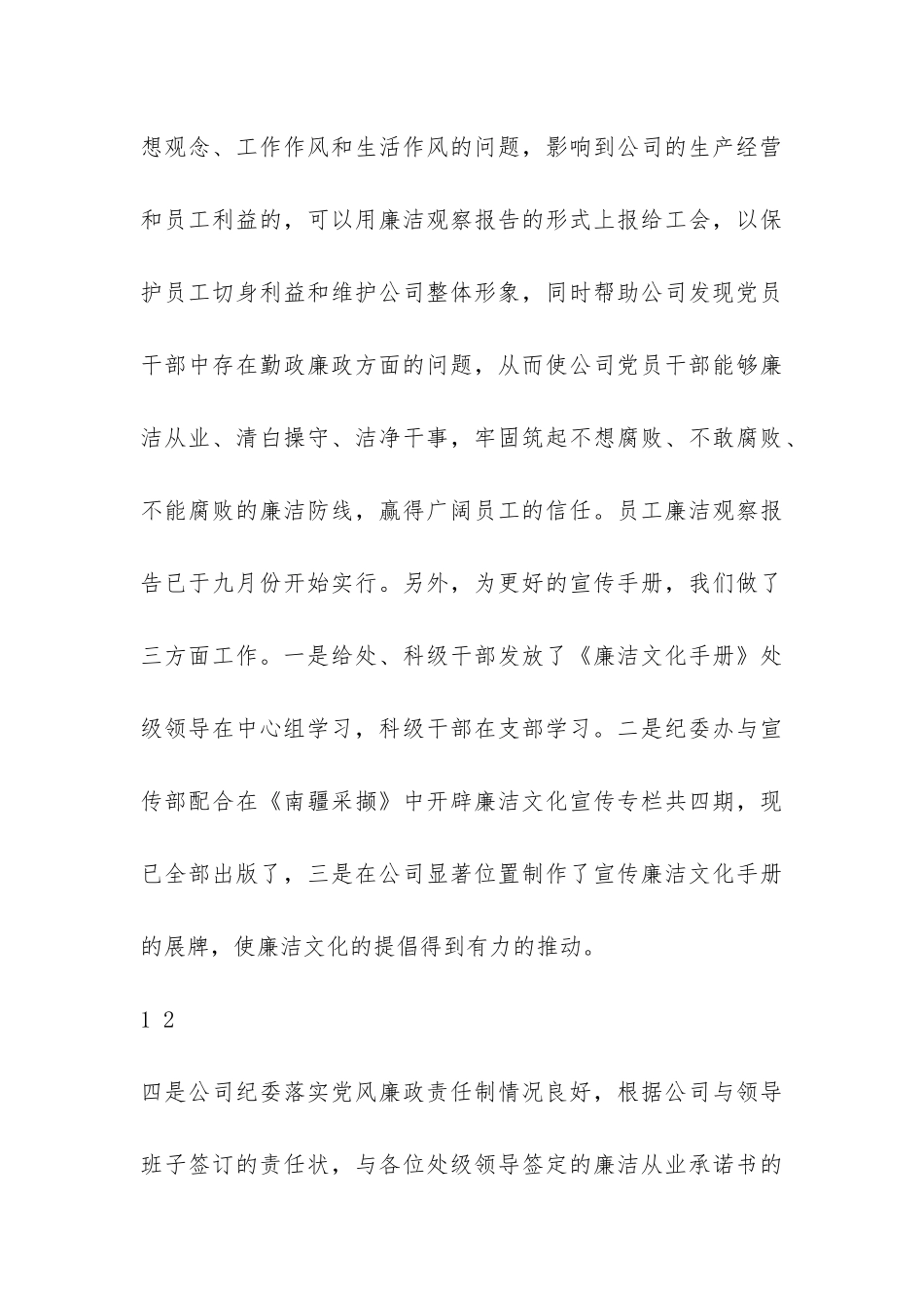 2024年度纪检监察干事个人总结-_第3页