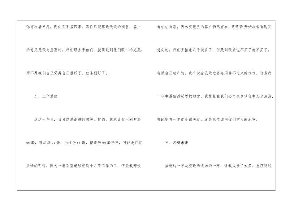 2024年房地产销售个人年度工作总结_第3页