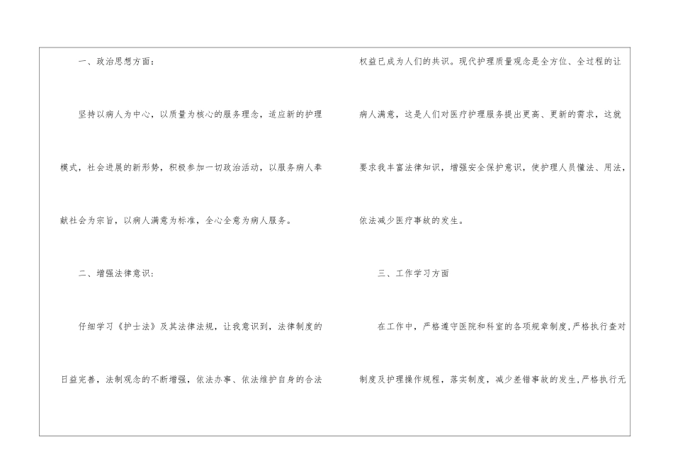 2024年护士试用期个人总结例文护士长试用期个人总结_第2页