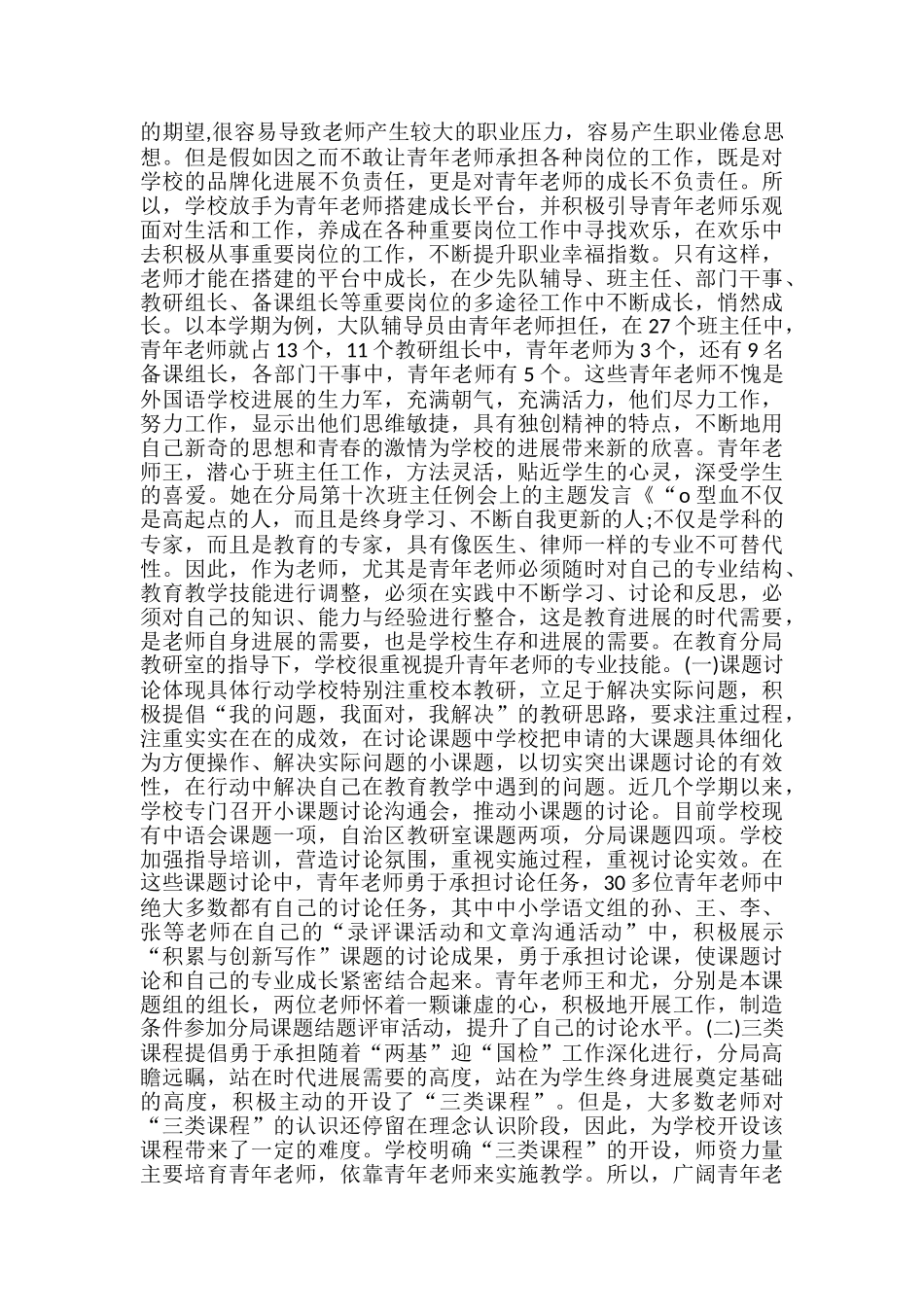 2024年指导青年教师年终工作总结-大学青年教师试用期工作总结_第2页