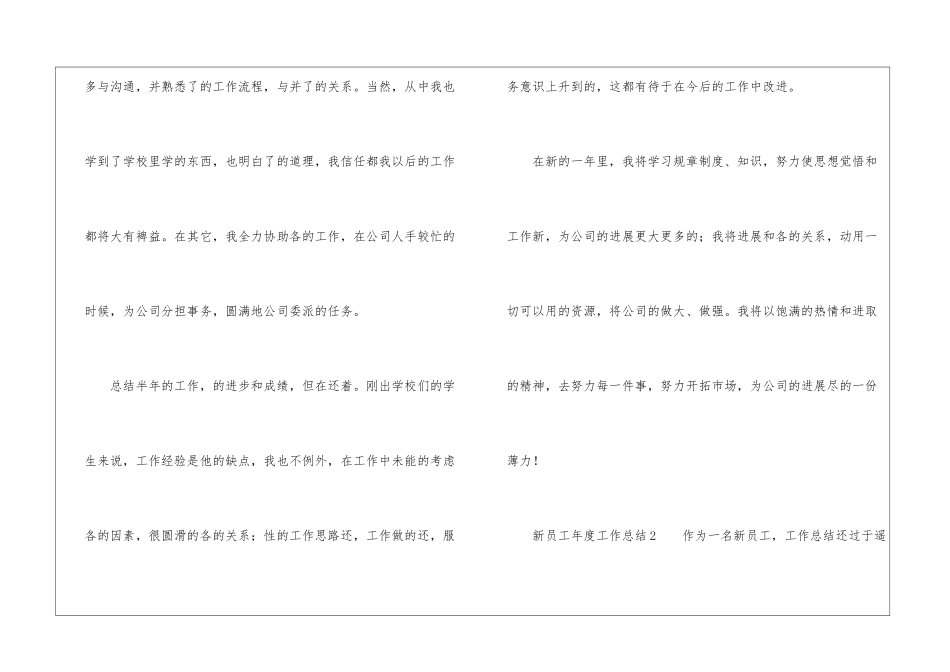 2024年新员工年度工作总结_第3页