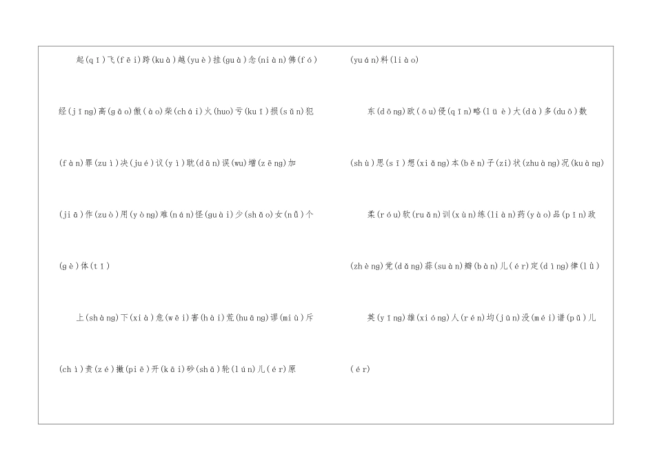 2024年普通话考试模拟试卷_第3页