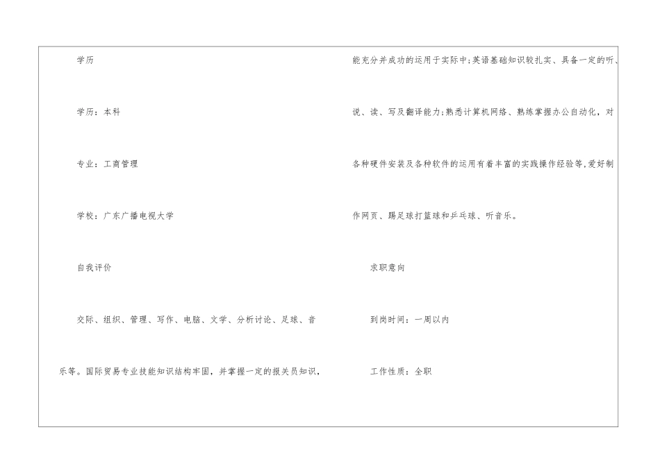 2024年最新的大学生求职简历5篇_第2页