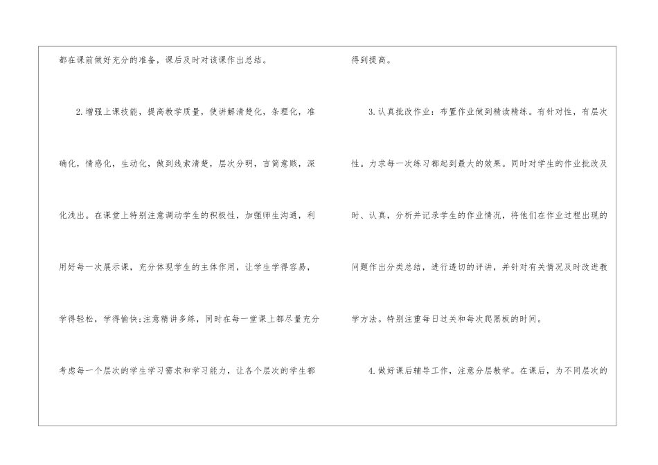 2024年末数学教学经验总结_第2页