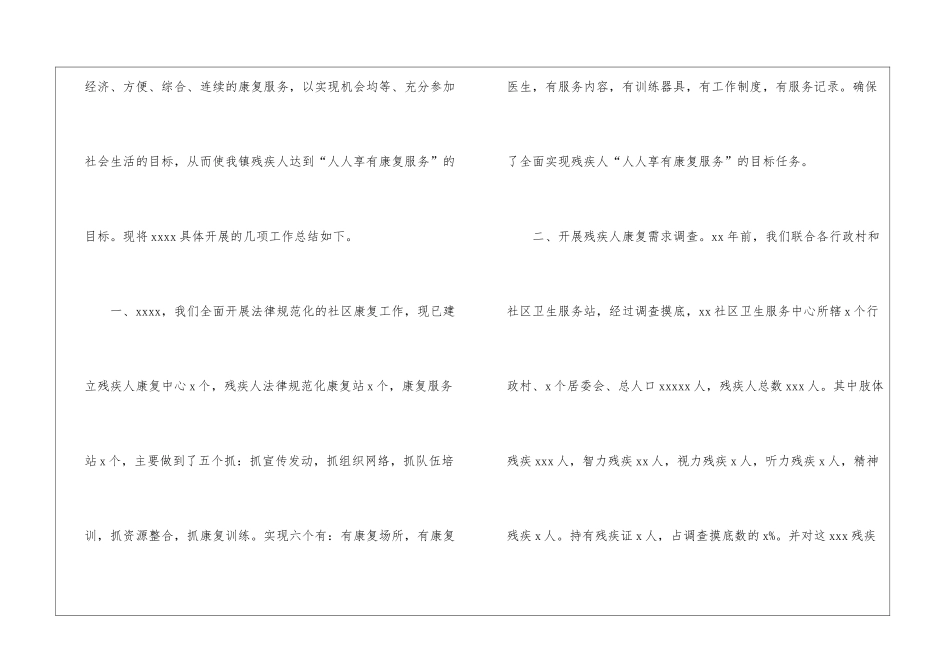 2024年残疾人康复工作总结_第2页