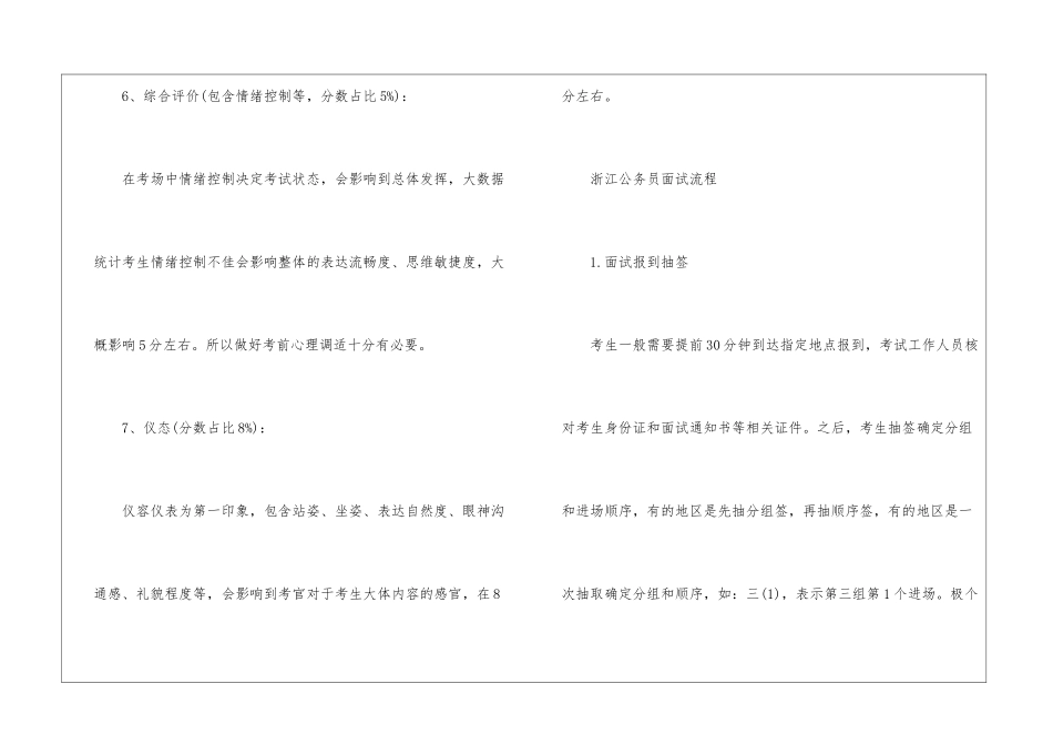 2024年浙江公务员面试评分要素参考_第3页