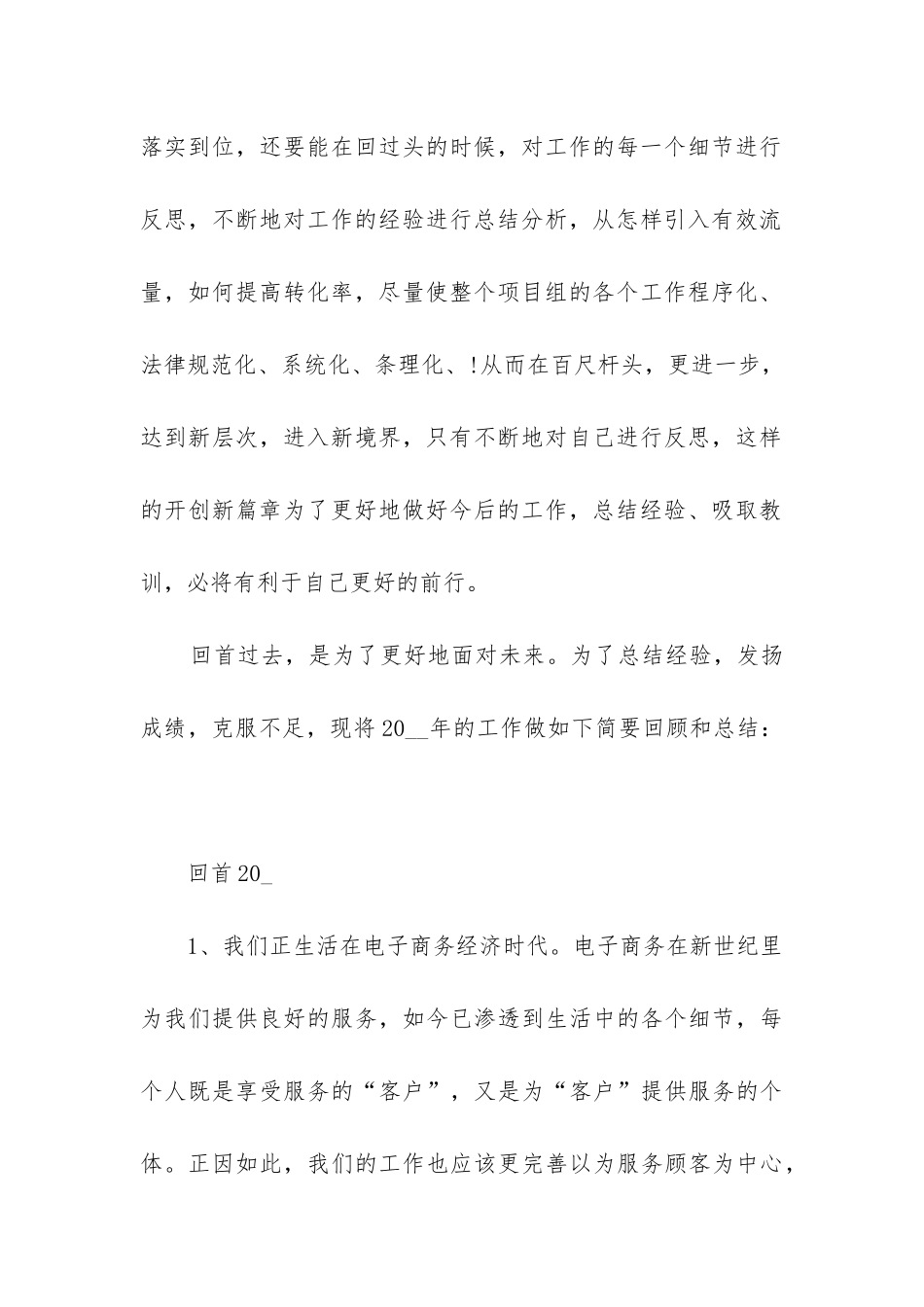 2024年电子商务的总结报告_第2页