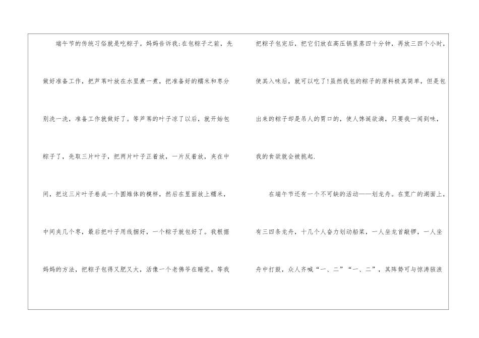 2024年的端午节作文6篇_第2页