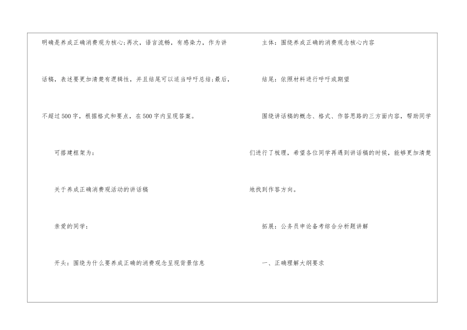 2024年省考申论考试讲话稿写作指南_第3页