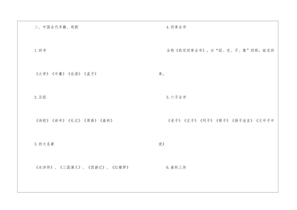 2024年省考行测复习文学常识_第3页