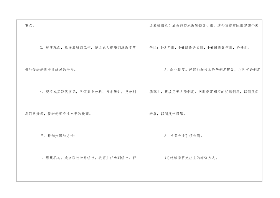 2024年精选教研工作计划4篇_第3页