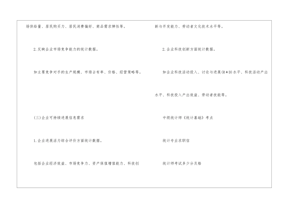 2024年统计师考试企业统计需求-_第2页