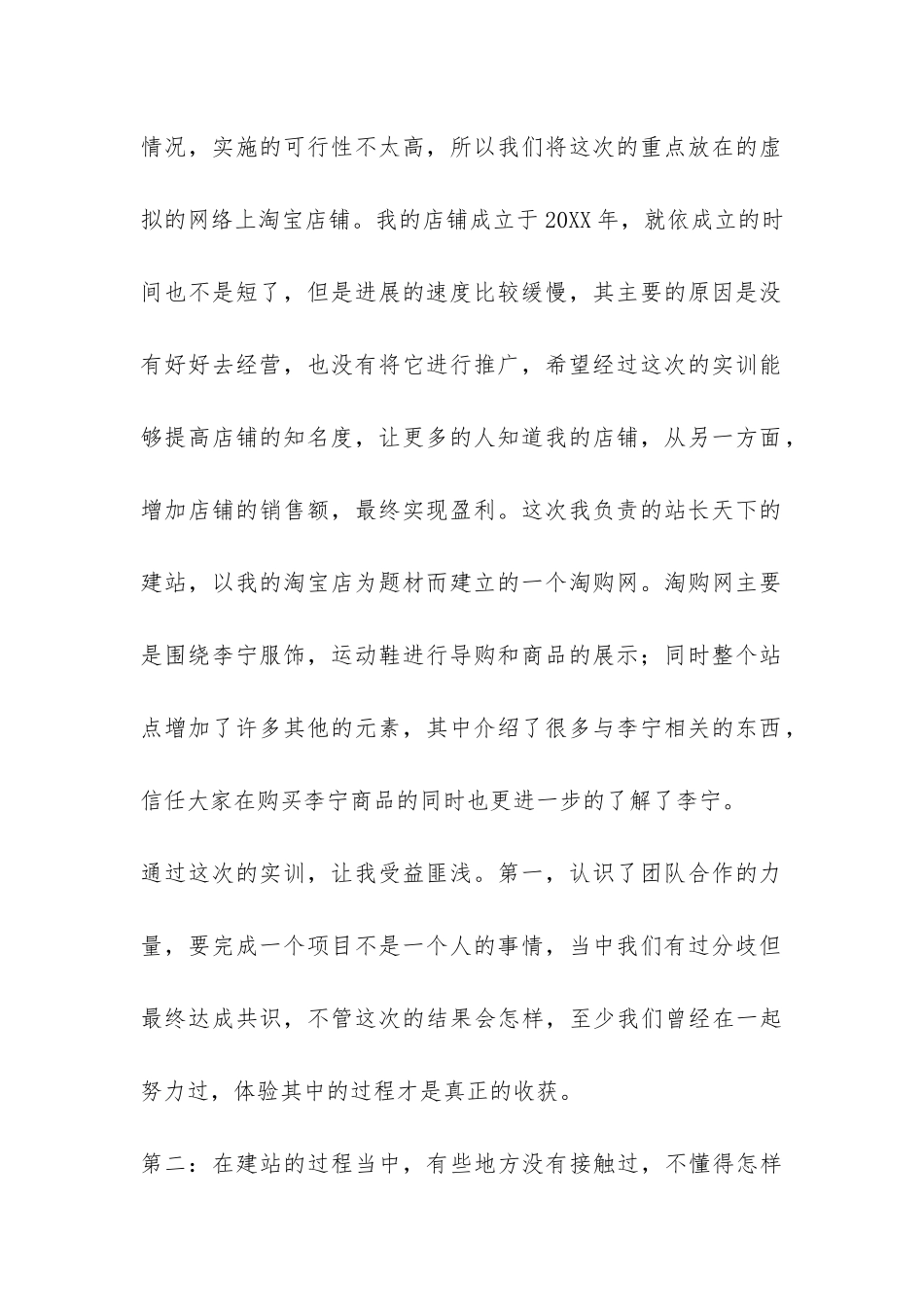 2024年网络营销实训个人总结-_第2页